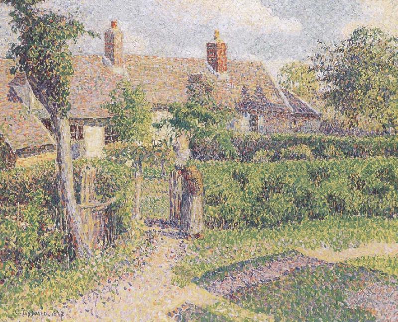 Camille Pissarro farmhouse oil painting picture